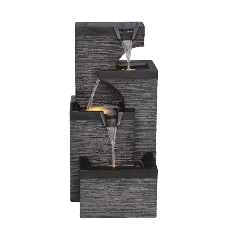 ΕΠΙΔΑΠΕΔΙΟ ΣΥΝΤΡΙΒΑΝΙ ΔΙΑΚΟΣΜΗΣΗΣ ΑΝΘΡΑΚΙ ΜΕ ΦΩΣ 4 ΕΠΙΠΕΔΑ - 36.5x35.5x82cm 1/ΚΙΒ