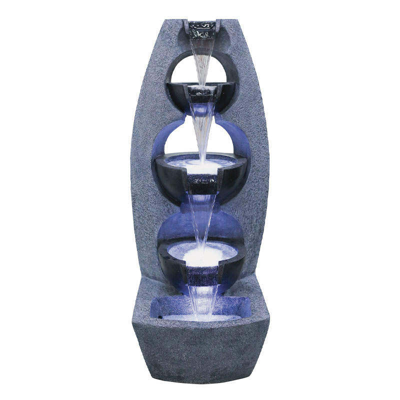 ΕΠΙΔΑΠΕΔΙΟ ΣΥΝΤΡΙΒΑΝΙ ΔΙΑΚΟΣΜΗΣΗΣ ΑΝΘΡΑΚΙ ΜΕ ΦΩΣ 5 ΕΠΙΠΕΔΑ - 45x45x102cm 1/ΚΙΒ