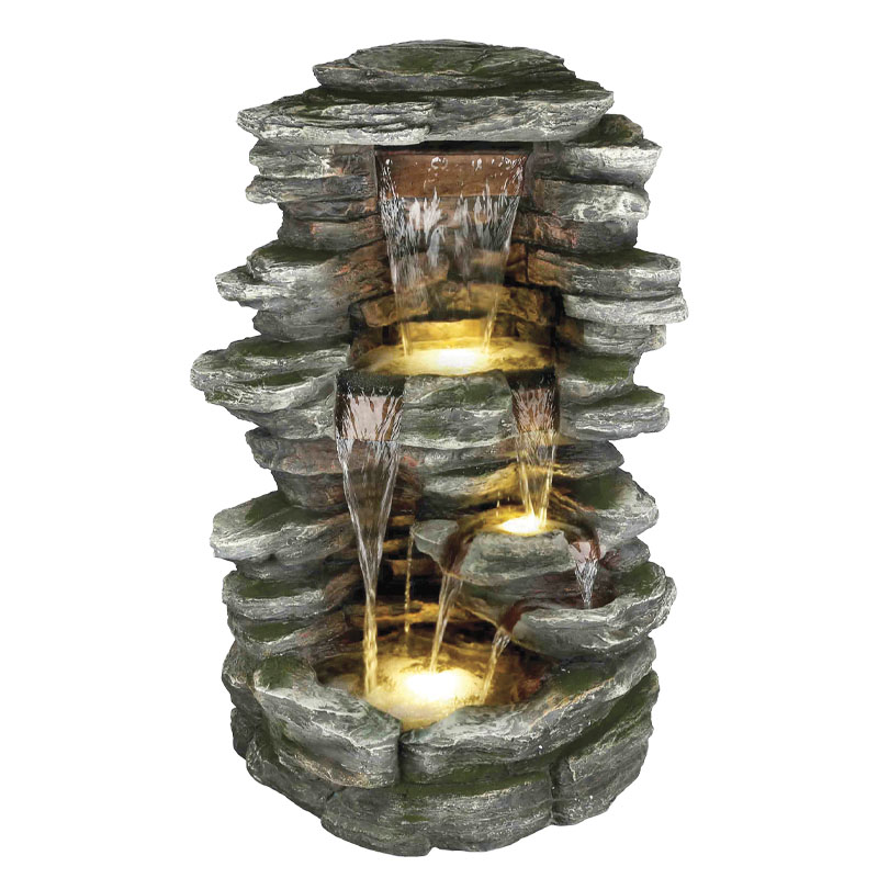 ΕΠΙΔΑΠΕΔΙΟ ΣΥΝΤΡΙΒΑΝΙ ΔΙΑΚΟΣΜΗΣΗΣ ΣΚΟΥΡΟ ΓΚΡΙ ΜΕ ΦΩΣ ΒΡΑΧΟΣ - 49x50x100cm 1/ΚΙΒ