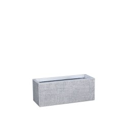 ΖΑΡΝΤΙΝΙΕΡΑ FIBERCLAY SMALL ΛΕΥΚΟ ΤΣΙΜΕΝΤΟ ΨΗΛΗ ΟΡΘΟΓΩΝΙΟ - 50x20x20cm