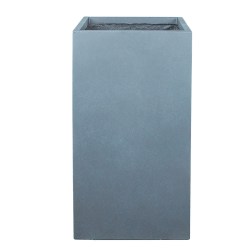 ΚΑΣΠΩ FIBERCLAY LARGE ΓΚΡΙ ΜΑΡΜΑΡΙ ΨΗΛΟ ΤΕΤΡΑΓΩΝΟ - 41x41x80cm